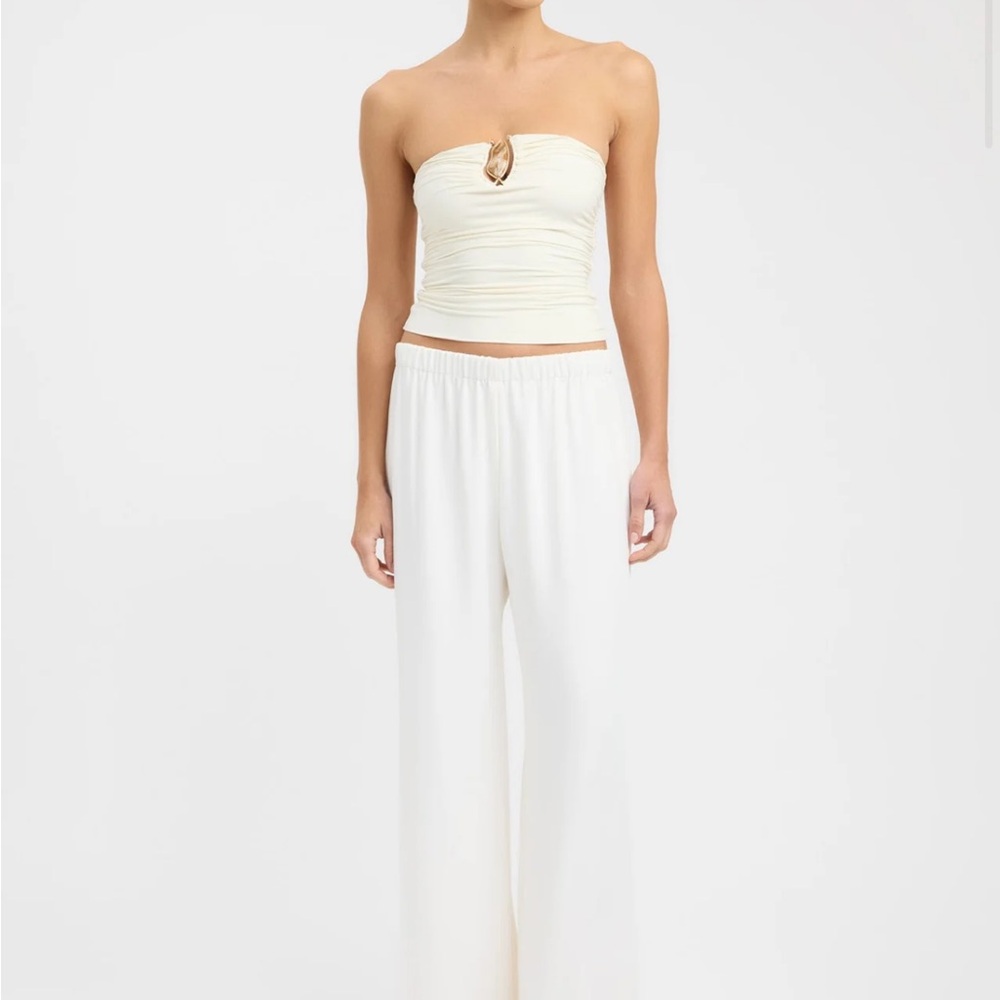 Kookai Cream Ruched Top - Picture 2 of 2